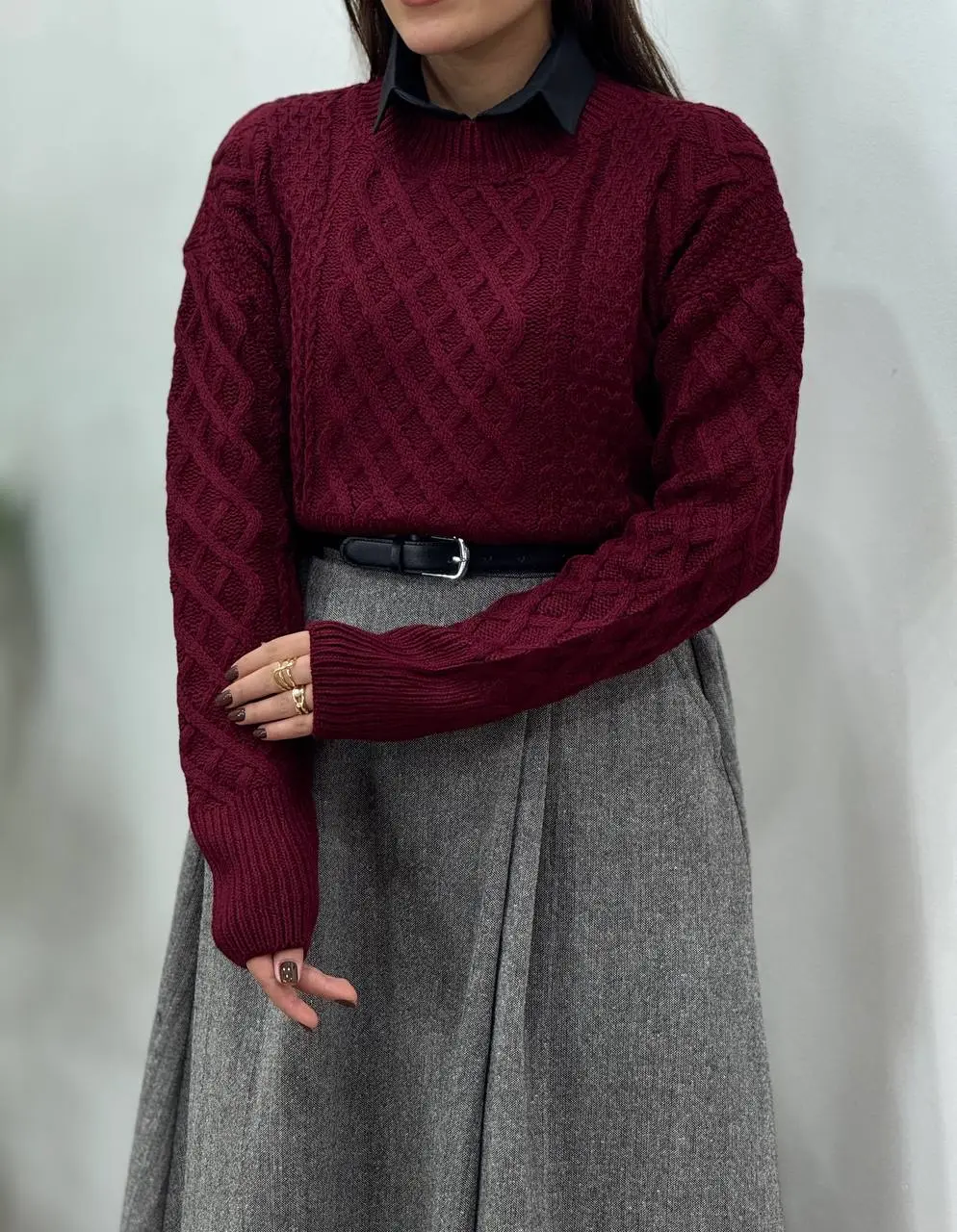 پلیور بافت ترک لیسا